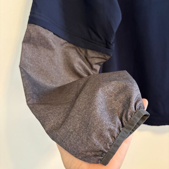 HOLLOWAY VW Volkswagon Men's XL light pullover1/4 zip windbreaker blue gray - Picture 4 of 6